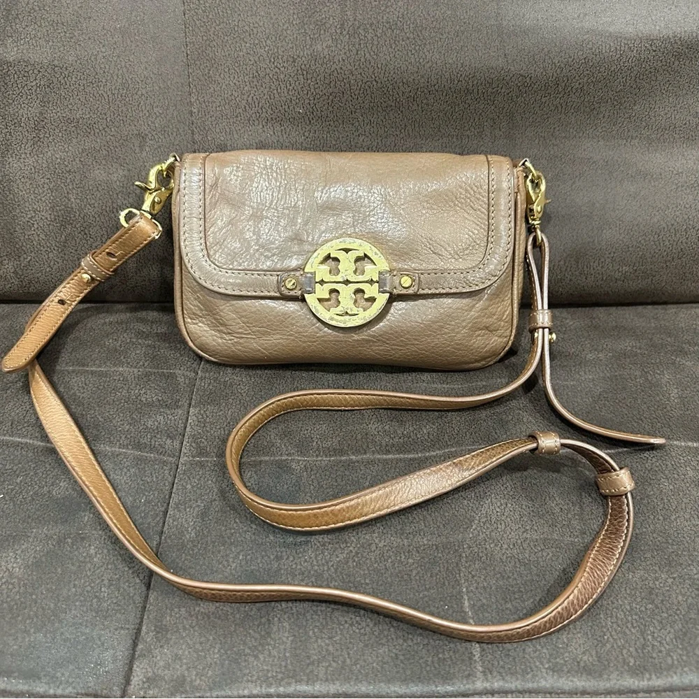💯 Authentic Tory Burch Amanda Crossbody Shoulder Bag Purse Rare Vintage Y2K - Picture 3 of 13